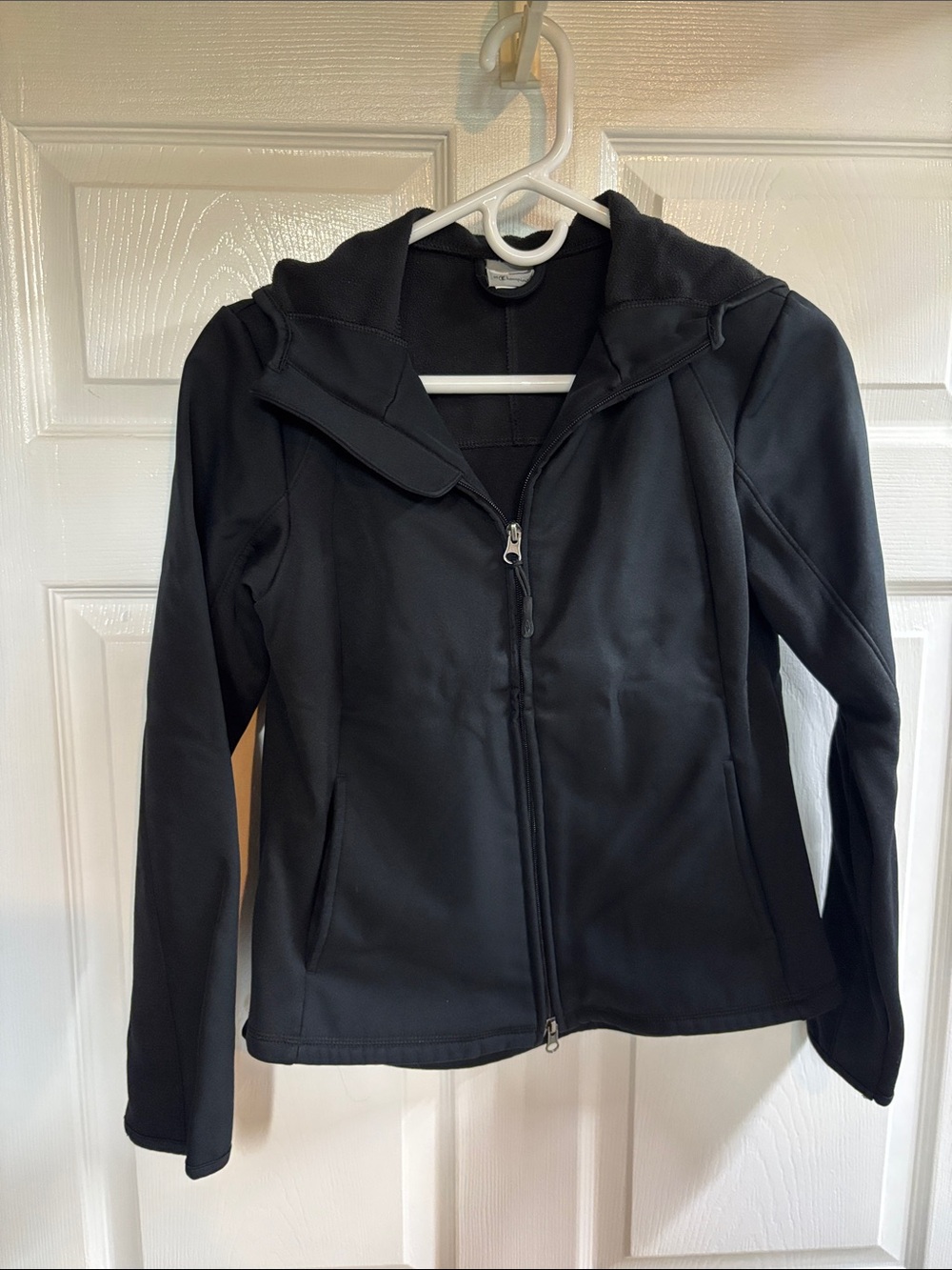 Champion Black Hooded Utility Jacket with Full Zip